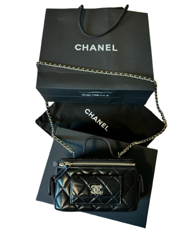 Faux-leather Hand Bag